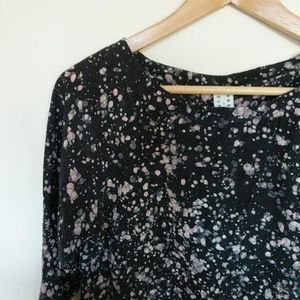 Osei Duro Linter dress in midnight blush silk mini